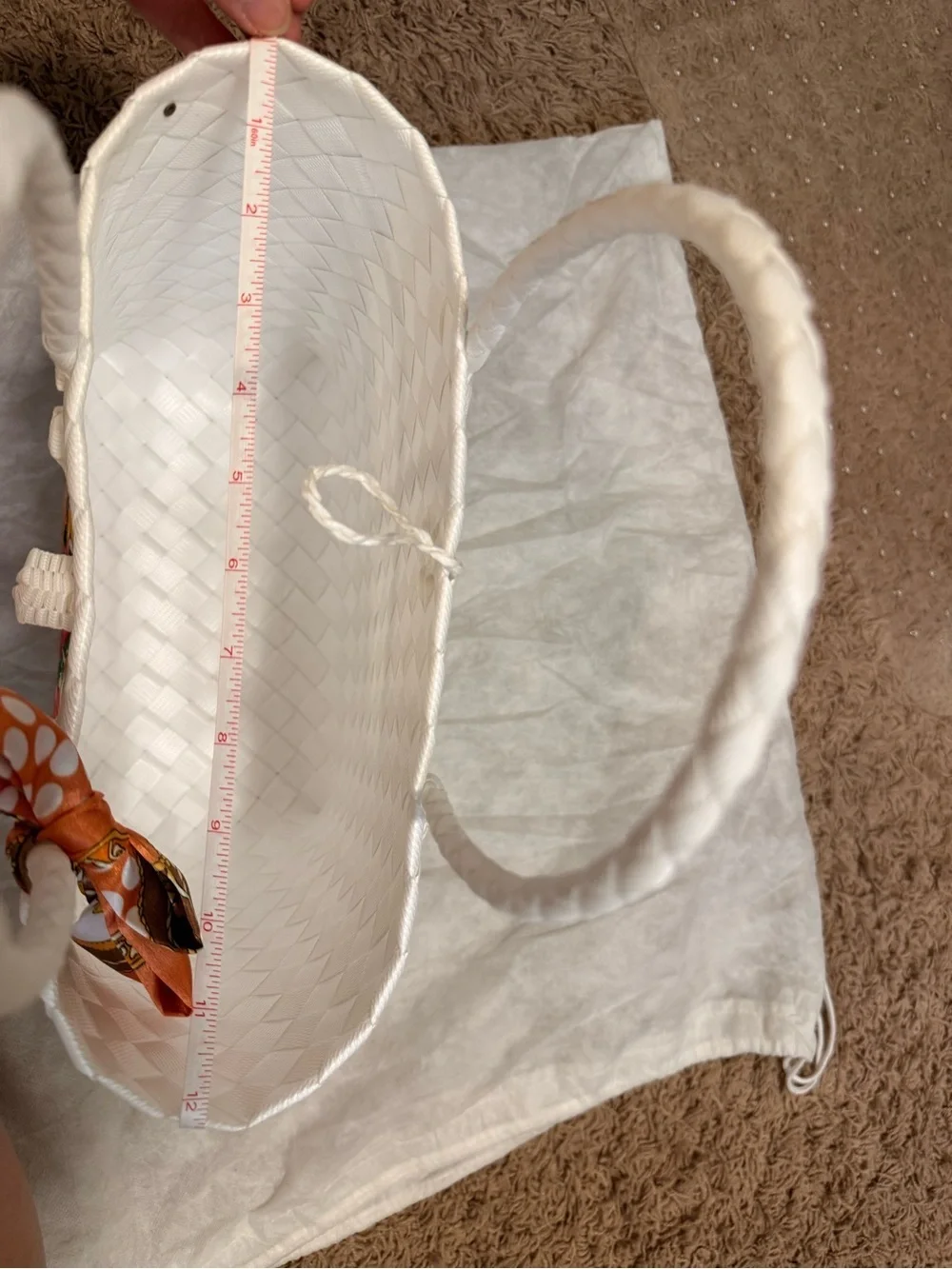 Habi at Pintura Floral Plastic Bayong Waterproof Tote Bag